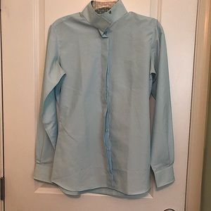 Essex Coolmax Collection blue show shirt size 36